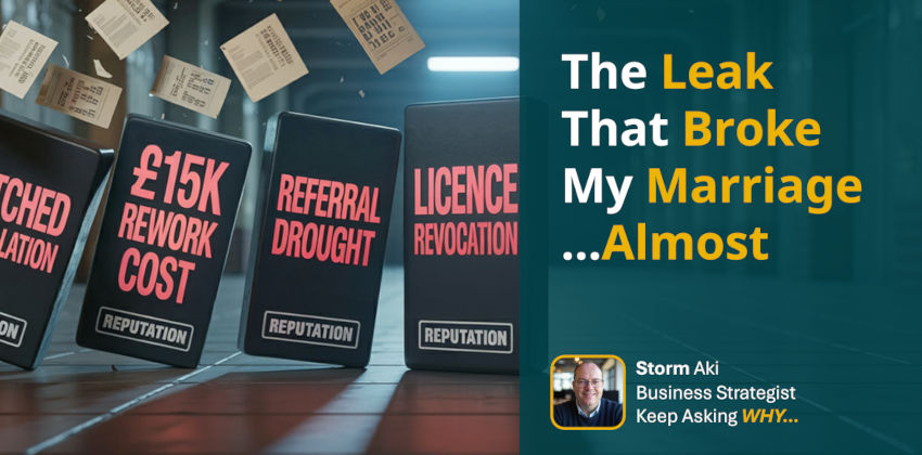 The leak that broke my marriage… Almost