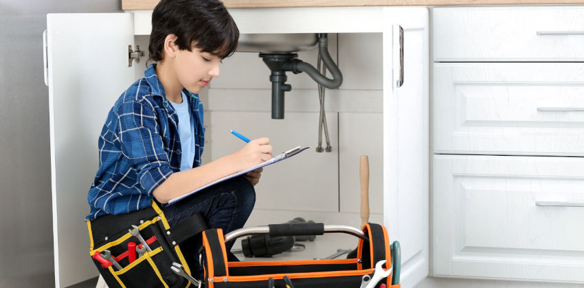 Workers breathing in clean air from a scrubber system