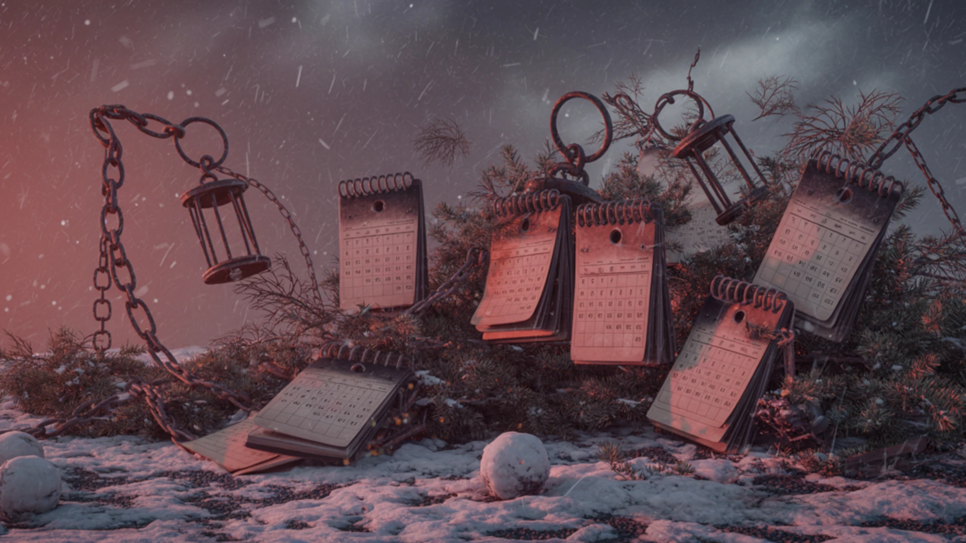 Chained and broken Christmas tree symbolising a small business crushed by a 25-year monopoly